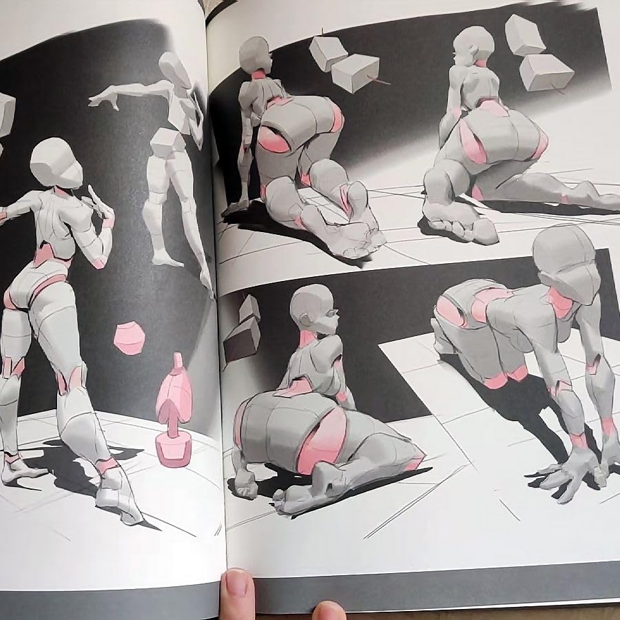 动漫人体结构表现技法专项训练 (Anatomy Book)