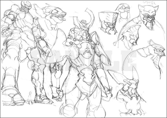 The Art of Yoh Yoshinari: Rough Sketches