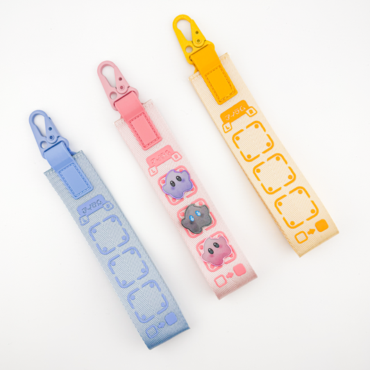 Pin Collecting Wristlet Lanyard Keychain