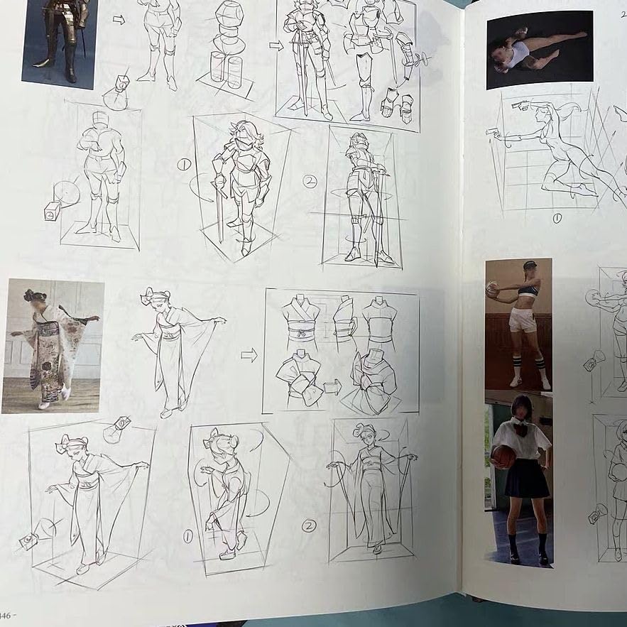 动漫人体结构表现技法专项训练 (Anatomy Book)