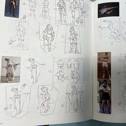 动漫人体结构表现技法专项训练 (Anatomy Book)