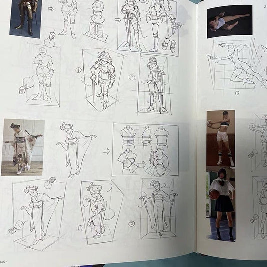 动漫人体结构表现技法专项训练 (Anatomy Book)