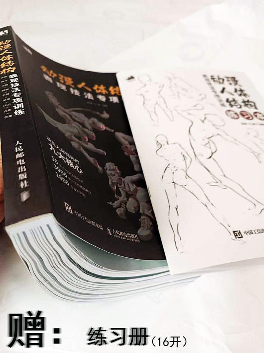 动漫人体结构表现技法专项训练 (Anatomy Book)