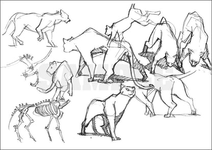 The Art of Yoh Yoshinari: Rough Sketches