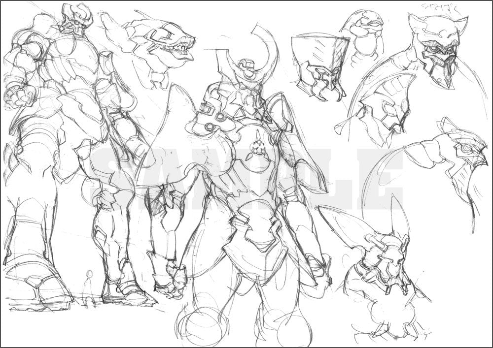 The Art of Yoh Yoshinari: Rough Sketches