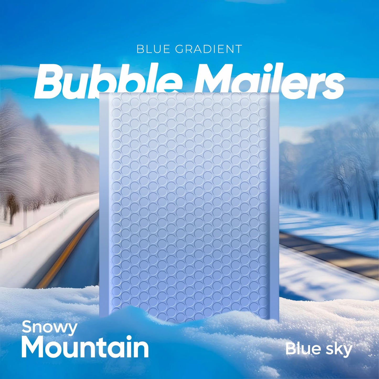 6x10" Blue Bubble Mailers (100 pack)