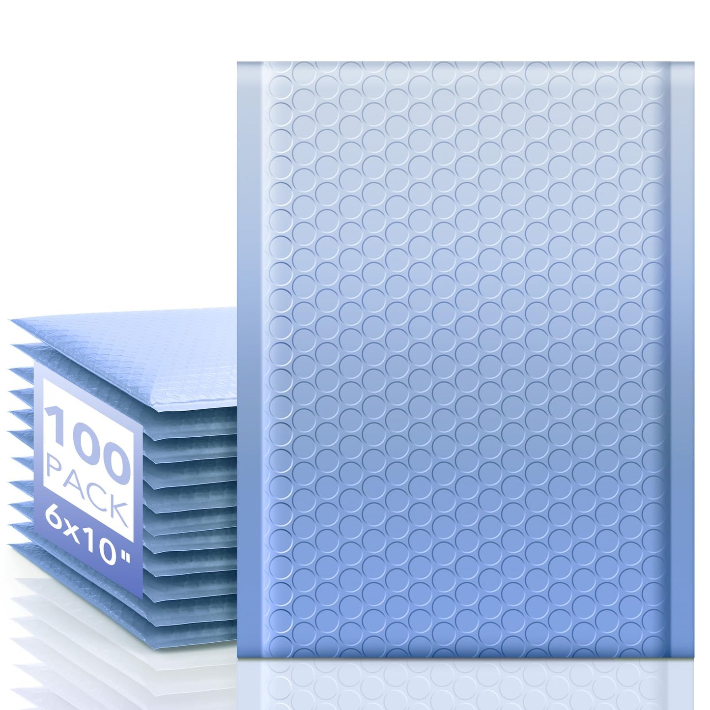 6x10" Blue Bubble Mailers (100 pack)