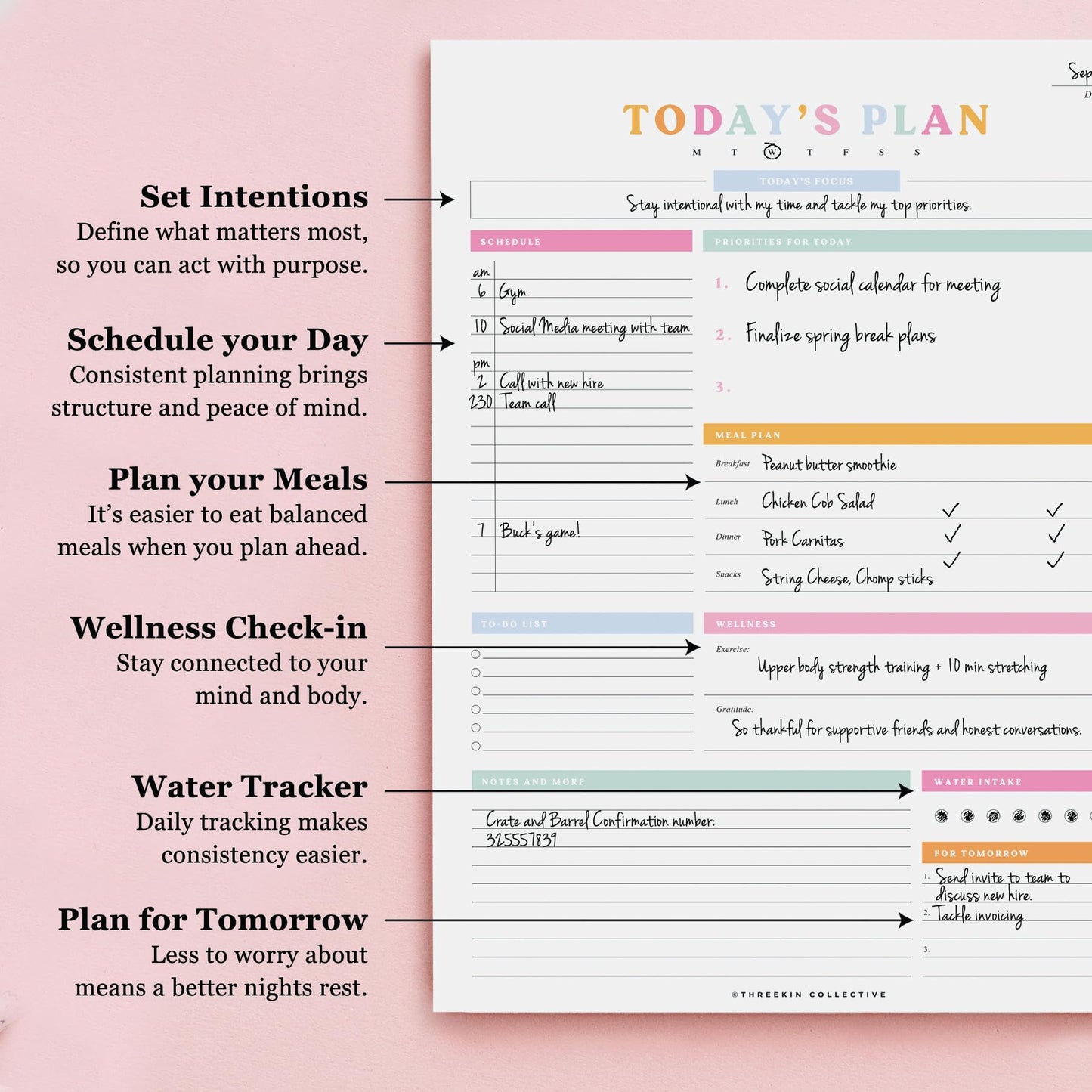 Daily Tear-Off Planner