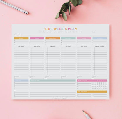 Weekly Tear-Off Planner