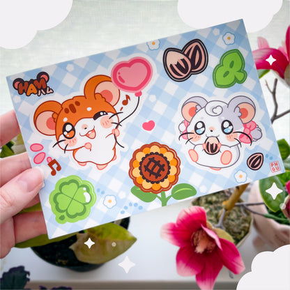 HamHam Sticker Sheet