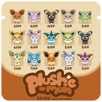 PlushéMon: Eeveelution Series [PREORDER]