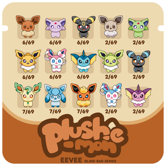 PlushéMon: Eeveelution Series [PREORDER]
