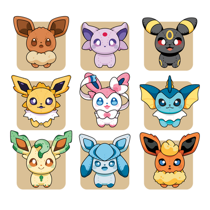 PlushéMon: Eeveelution Series [PREORDER]