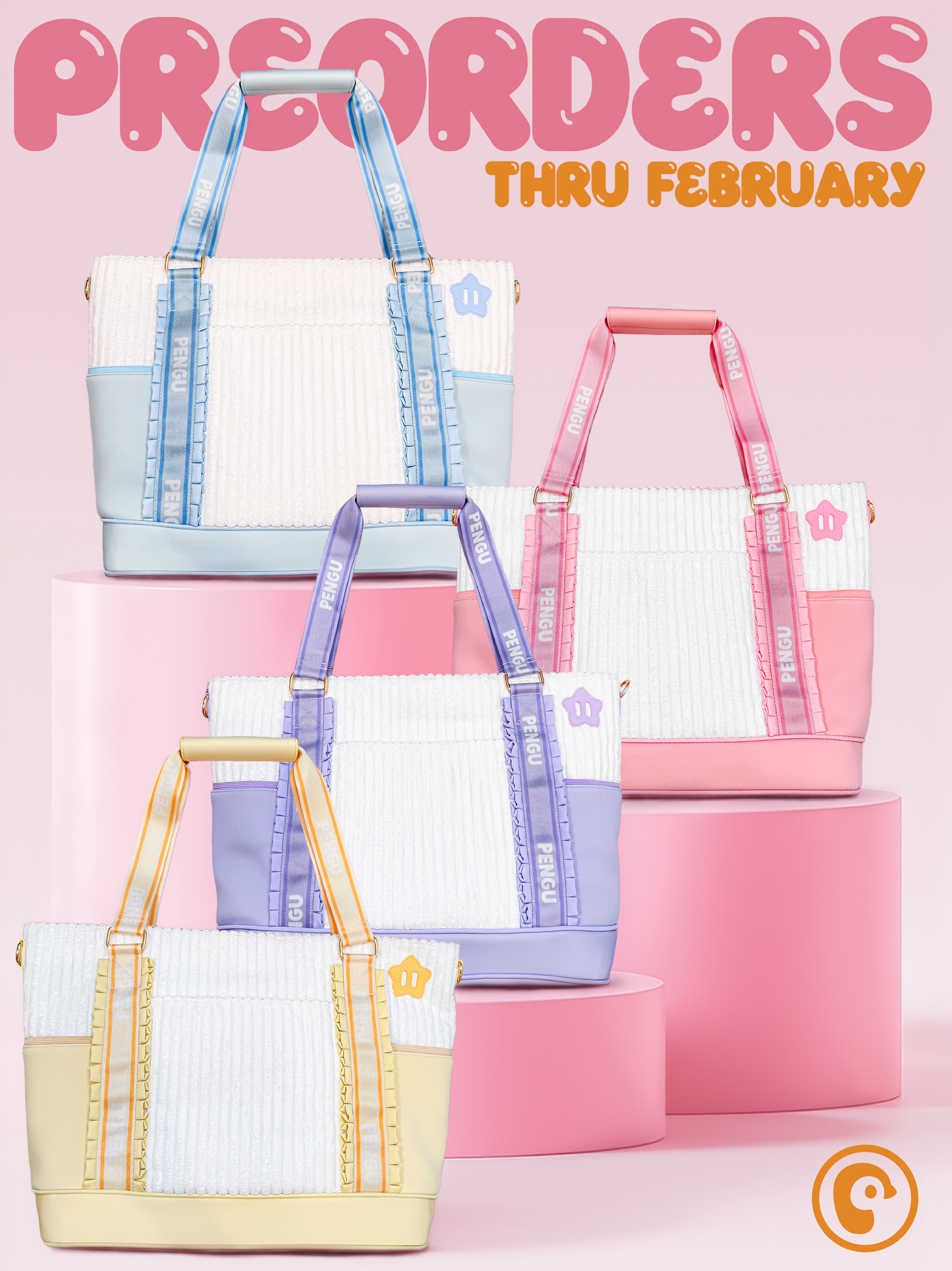 Dreamland Travel Tote: Pink [PREORDER]