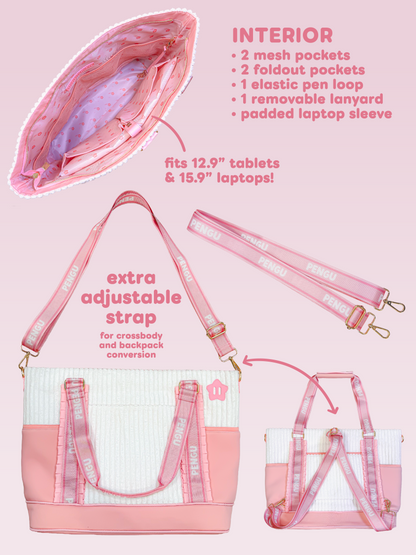 Dreamland Travel Tote: Pink [PREORDER]