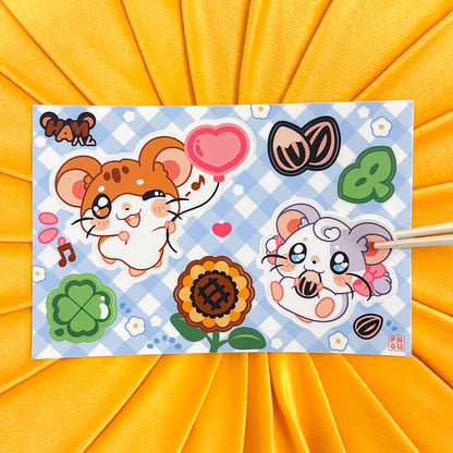 HamHam Sticker Sheet