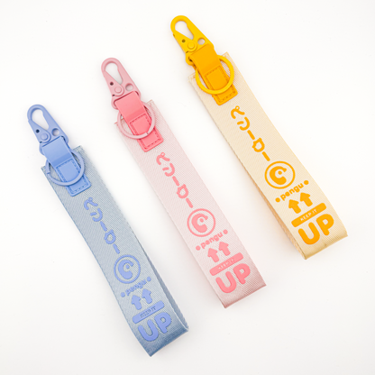 Pin Collecting Wristlet Lanyard Keychain