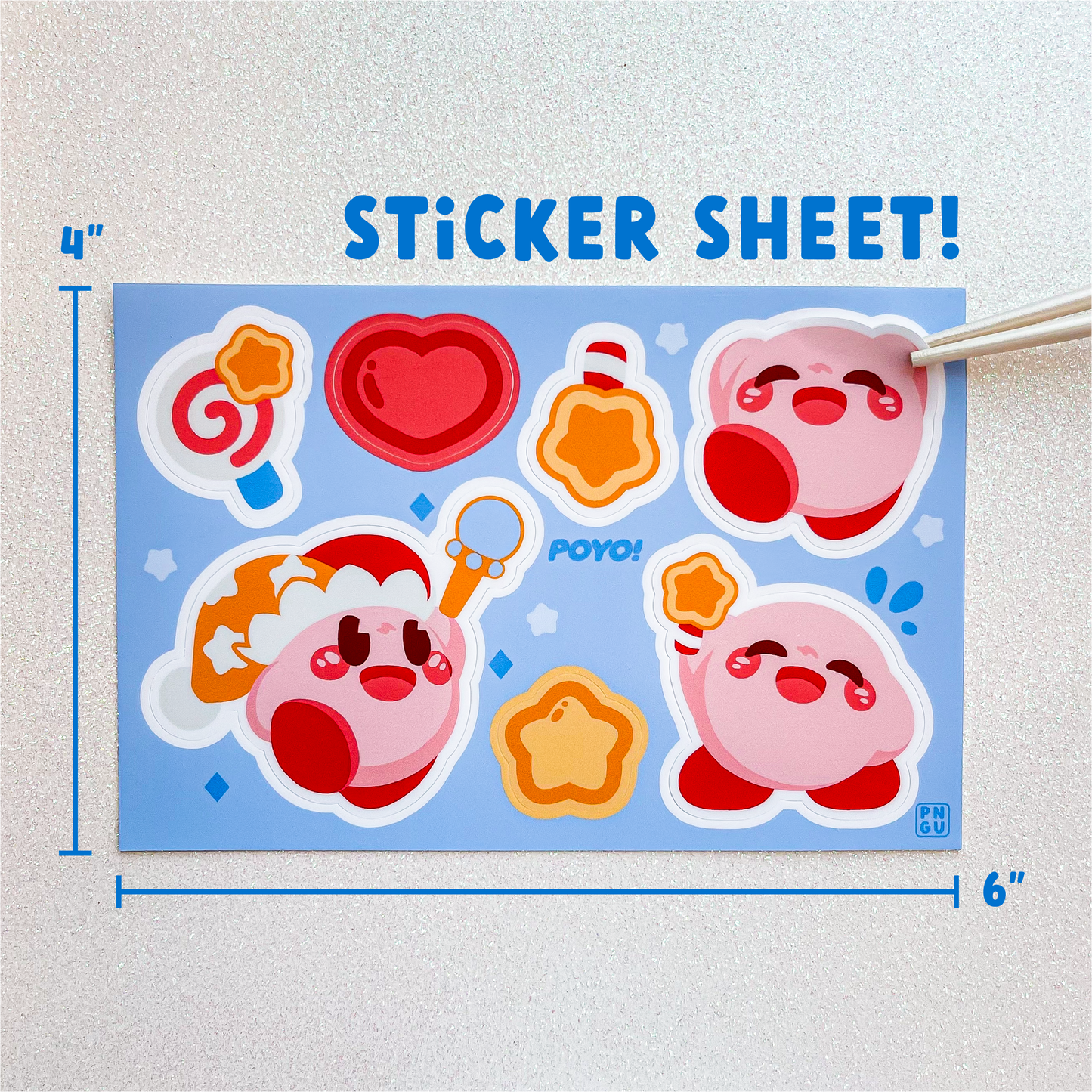 Poyo Sticker Sheet